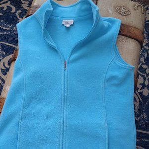 L. L. Bean Women's Turquoise Polar Fleece Vest